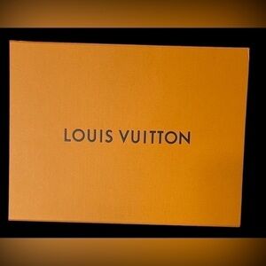 Authentic Louis Vuitton Gift/Storage Box Magnetic Closure in Imperial Saffron